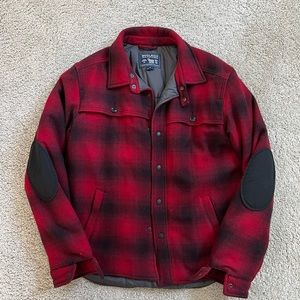 WOOLRICH Wool Quilted Flannel Shacket Jacket